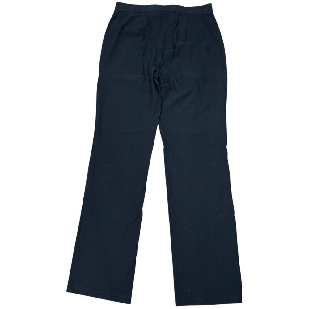 Eileen Fisher Flex Ponte Pants Black XS Stretch Pull On Slim Leg GUC